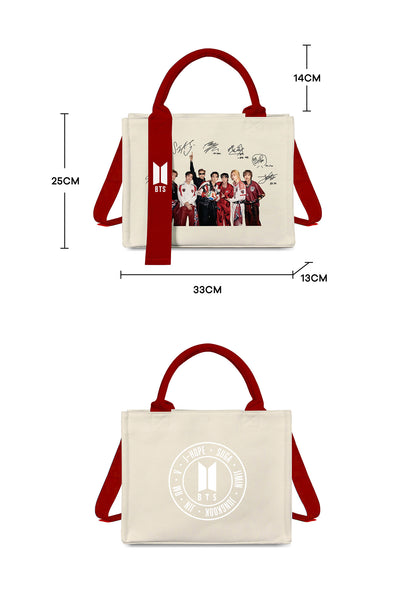 BTS ARIRANG Canvas Tote Bag Large Capacity Lightweight Fan Merch -A
