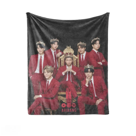 Anidoo BTS / ARIRANG Blanket double sided design lightweight warmFan merchandise for oshi activities for fans collectible70cm ×100cm 100cm ×150cm 130cm ×200cm