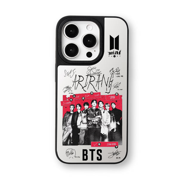 BTS ARIRANG Matte Bumper Mirror Phone Case TPU Fan Merchandise -B