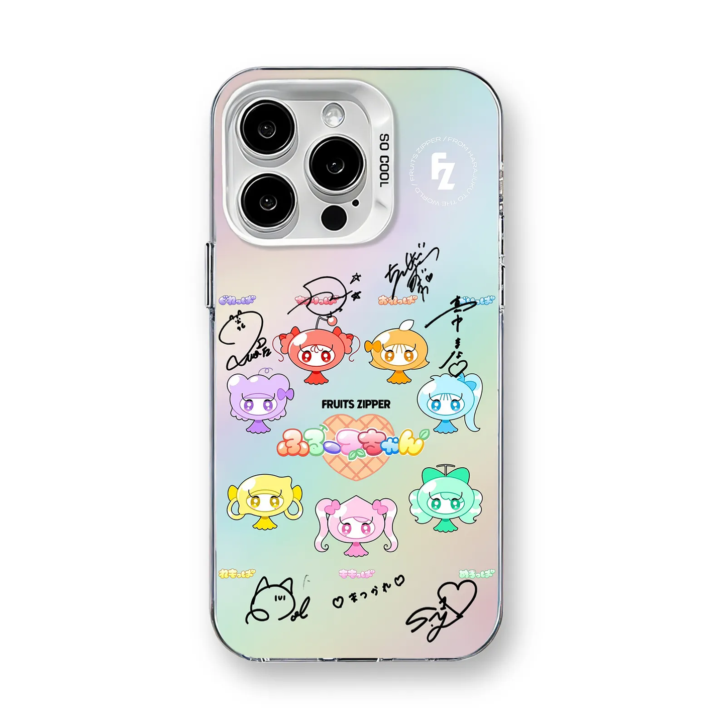 FRUITS ZIPPER Mirror Phone Case - Main View