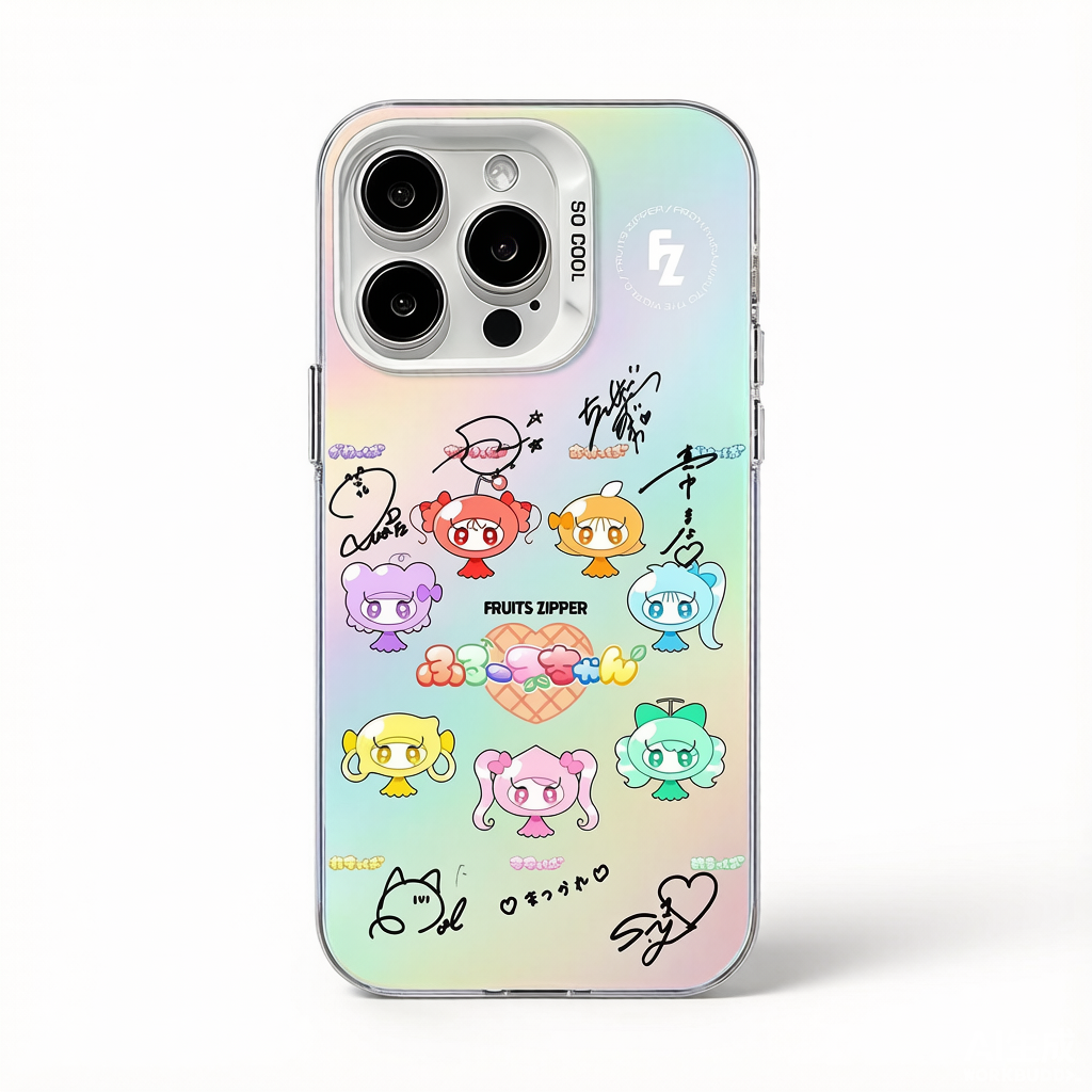 FRUITS ZIPPER Mirror Phone Case - Side View