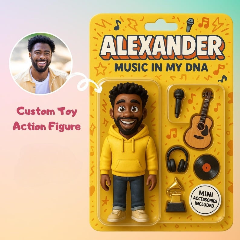 ANIDOO Custom 3D Figurine – Personalized Action Doll Art Toy