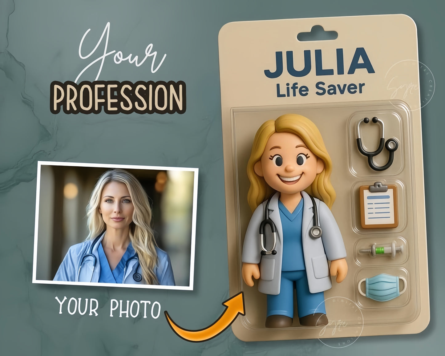 ANIDOO Custom 3D Figurine – Personalized Action Doll Art Toy