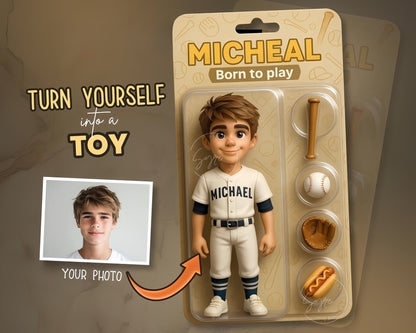 ANIDOO Custom 3D Figurine – Personalized Action Doll Art Toy