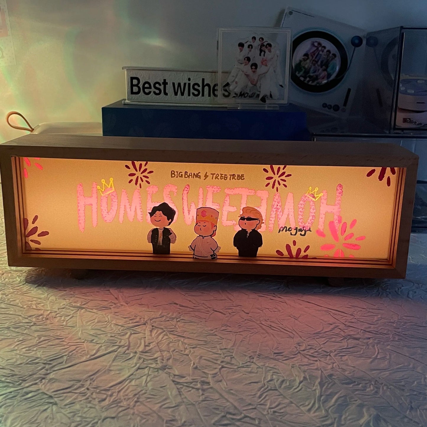 G-DRAGON HOME SWEET HOME Three-Layer Panel Ambient Night Light