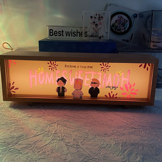 G-DRAGON HOME SWEET HOME Трехслойная панельная ночная подсветка 